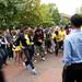 First year medical student Juan Andino and others participate in the Gangnam style flash mob on Friday. Daniel Brenner I AnnArbor.com